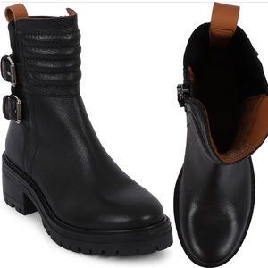 Gentle Souls Buckled Up Bradey Moto Riding Boot size 9